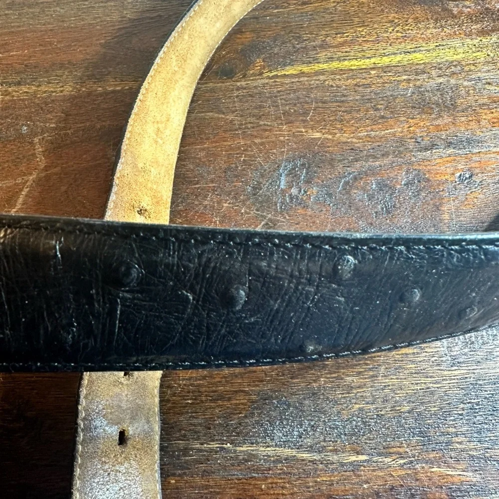 Tony Lama vintage western belt‎ black size 42
